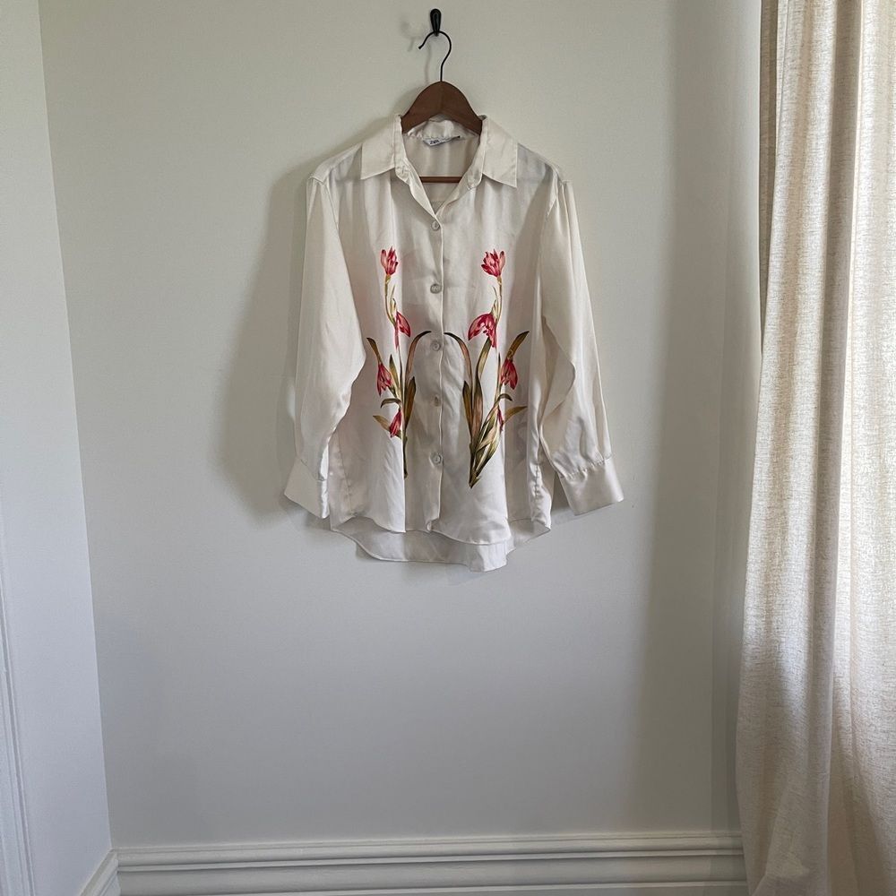 Zara Floral Blouse